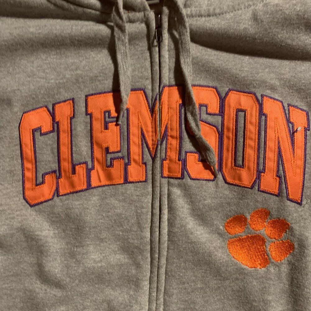 Vintage‎ Clemson Tigers FullZip Spellout - Picture 2 of 6